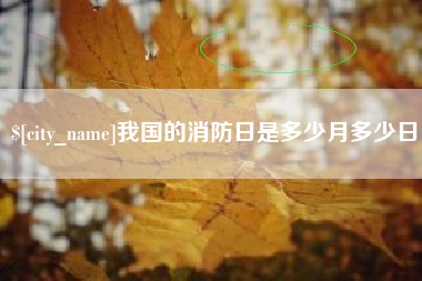 晋江我国的消防日是多少月多少日