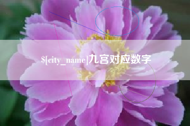 晋江九宫对应数字