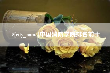 晋江中国消防学院排名前十
