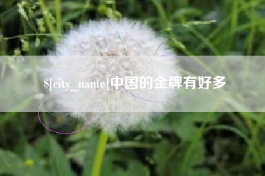 晋江中国的金牌有好多