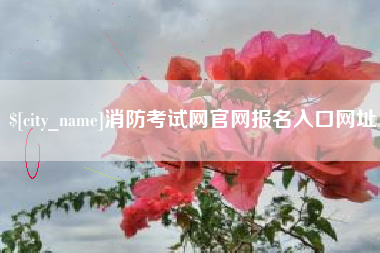 晋江消防考试网官网报名入口网址