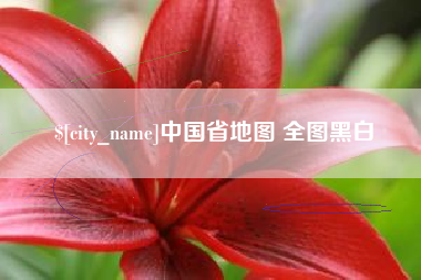 晋江中国省地图 全图黑白