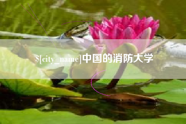 晋江中国的消防大学