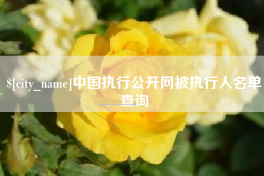 晋江中国执行公开网被执行人名单查询