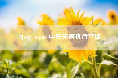 晋江中国失信执行查询