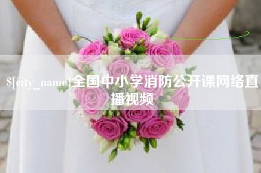 晋江全国中小学消防公开课网络直播视频