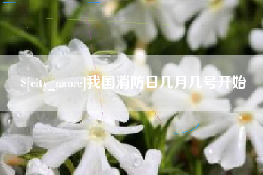 晋江我国消防日几月几号开始