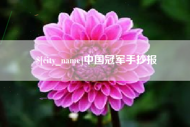 晋江中国冠军手抄报