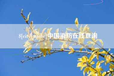 晋江中国消防在线查询