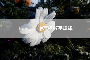 晋江9宫格数字规律